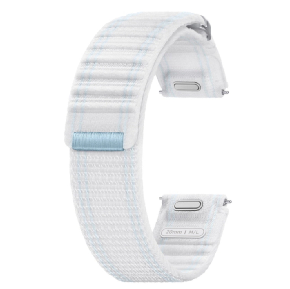 NEW Galaxy Watch7 Fabric Band, M/L, Blue White